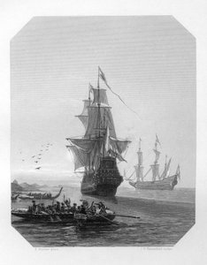 Abel Tasman, holländsk sjöfarare, upptäcktsresande och köpman från 1600-talet, c1870
