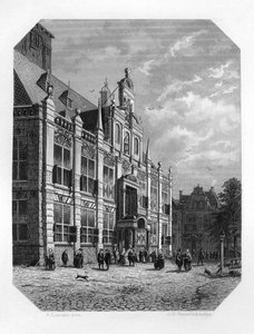 Rådhuset i Delft, Nederländerna, 1620 c1870.