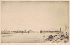 Runcorn Bridge av J. Hamilton Hay