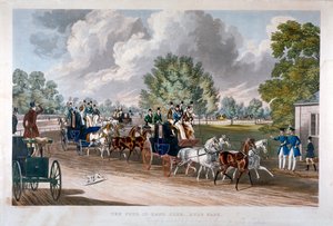"The Four-in-Hand Club, Hyde Park", London, 1838.