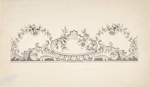 Design för paneldekoration, 1828-40. av J Hulme