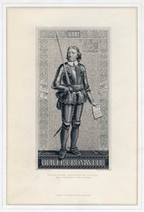 Oliver Cromwell 1599-1658, 1800-talet.