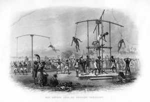 Churuk Puja eller svängningsceremonin, Indien, 1800-talet.
