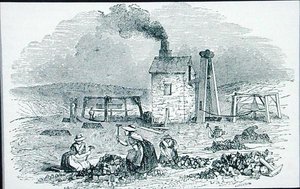Brytning och sortering av kopparmalmer från 