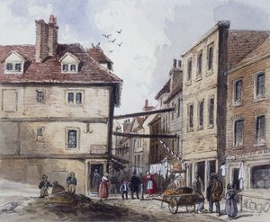 Chick Lane, London, c1840 av J Maund