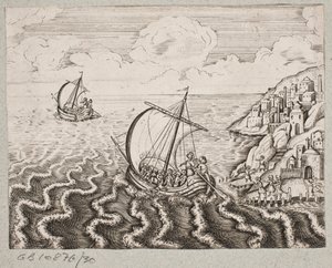 Illustration till Adam Olearius, "Persian Rosenthal av en genial poet Schich Saadi […]", Schleswig 1660