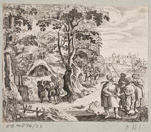 Illustration till Adam Olearius, "Persian Rosenthal av en genial poet Schich Saadi […]", Schleswig 1660
