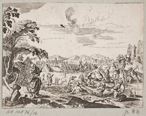 Illustration till Adam Olearius, "Persian Rosenthal av en genial poet Schich Saadi […]", Schleswig 1660 av J. Muller