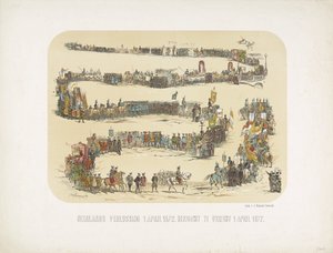 Holländsk inlösen 1 april 1572. Firas i Utrecht 1 april 1872 (titel på objekt) av J. Nikerk
