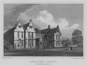 Delapre Abbey, Northamptonshire (gravyr)