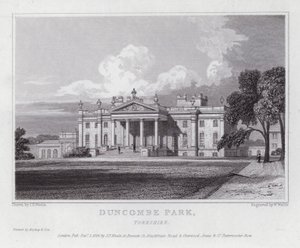 Duncombe Park, Yorkshire (gravyr) av John Preston Neale