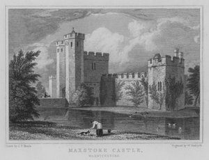 Maxstoke Castle, Warwickshire (gravyr)