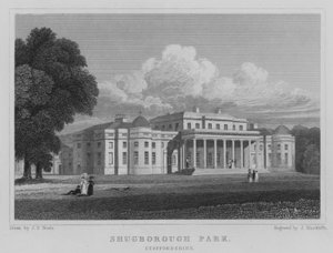 Shugborough Park, Staffordshire (gravyr) av John Preston Neale