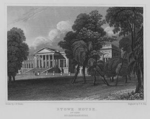Stowe House, 2nd View, Buckinghamshire (gravyr)