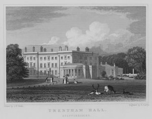 Trentham Hall, Staffordshire (gravyr) av John Preston Neale