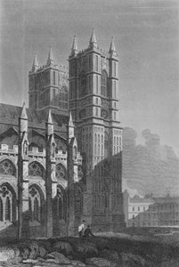 Westminster Abbey, Western Tower (gravyr)