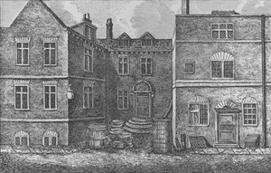 Monteagle House, nära St. Savios Church, Southwark, 1808, 1912