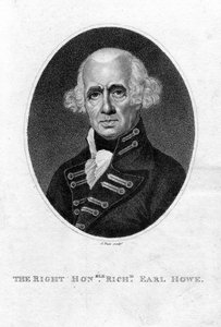 Richard Howe 1726-1799, 1st Earl Howe, engelsk amiral, 1800-talet.