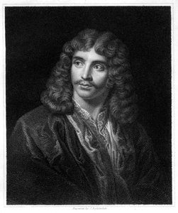 Moliere, fransk teaterförfattare, regissör och skådespelare, 1833.