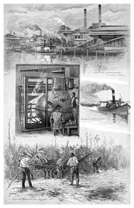 Sockerindustrin, Richmond River, New South Wales, Australien, 1886.