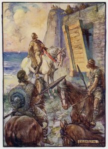 Ser du det där lilla seglet ut till havet? Där är Macduff