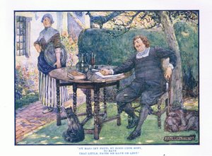 My maid (My Prue), av lycka skickad, från English Literature pub.by T C & EC Jack, c.1920