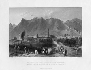 Antiochia, på inflygningen från Suadeah, Turkiet, 1841.