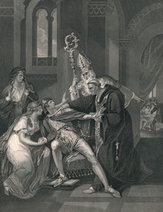 Edwy och Elgiva, mitten av 1800-talet. av J. Rogers