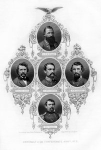 Generaler från den konfedererade armén, 1862-1867.