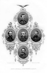 Fackliga inbördeskrigsgeneraler för departementen i öst, 1862-1867. av J. Rogers