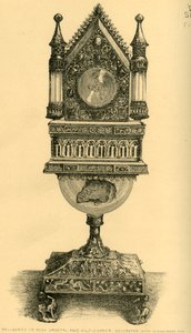 Relikvieskrin, tidigt 1200-tal, 1881. av J. S. Goepel