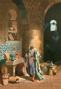 Rhases i hans kemiska laboratorium i Bagdad