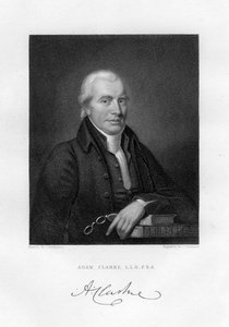 Adam Clarke c1760-1832, brittisk metodistteolog och bibelforskare, 1800-talet.