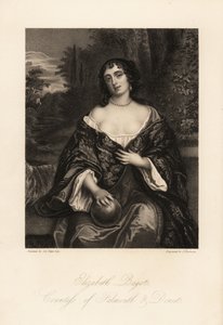 Elizabeth Bagot, eller Mary, grevinnan av Falmouth och Dorset, hustru till Charles Berkeley av J. Thomson