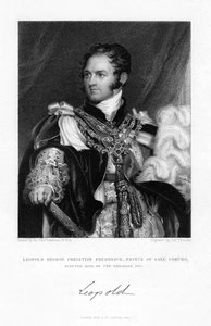 Leopold av Sachsen-Coburg och Gotha, 1831.