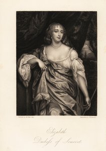 Porträtt av Lady Elizabeth Seymour, hertiginna av Somerset, tidigare Elizabeth Percy, arvtagerska och vän till drottning Anne