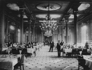 Palmer House storslagna matsal, ca 1880