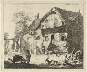 Figurer på en bondgård