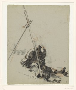 En gräsklippare av Jac van Looij (signed by artist)