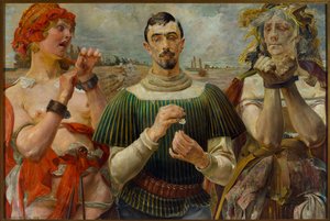 Polsk Hamlet - Porträtt av Aleksander Wielopolski av Jacek Malczewski