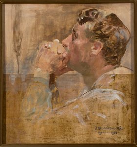 Bedjande man av Jacek Malczewski