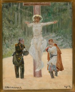 Försoning (Symbolisk scen från upproret 1863) av Jacek Malczewski