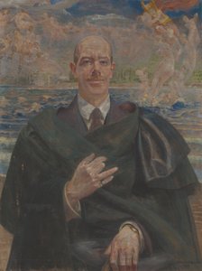 Porträtt av Alfred Biesiadecki av Jacek Malczewski