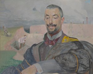 Porträtt av Erazm Barącz av Jacek Malczewski