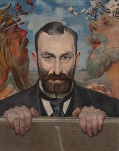 Porträtt av Feliks Jasieński av Jacek Malczewski
