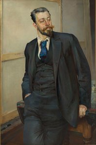 Porträtt av Michał Wywiórski av Jacek Malczewski
