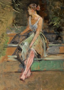 Studie av en flicka av Jacek Malczewski