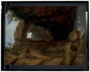 Den välvda klippan av Jacob-Philippe Hackert