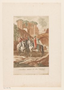 Nattlig konsultation av kaptener Consilium summis de rebus habebant (titel på objekt) av Jacob Andreas Fridrich (I)
