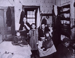 Slumbostad, New York City ca 1905 (s/v foto)
